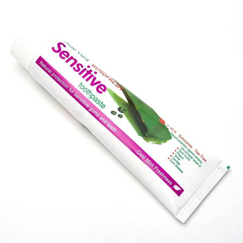 
Aloe Vera sensitive herbal ginger anti-tartar toothpaste green tea mint bendfresh 125g 