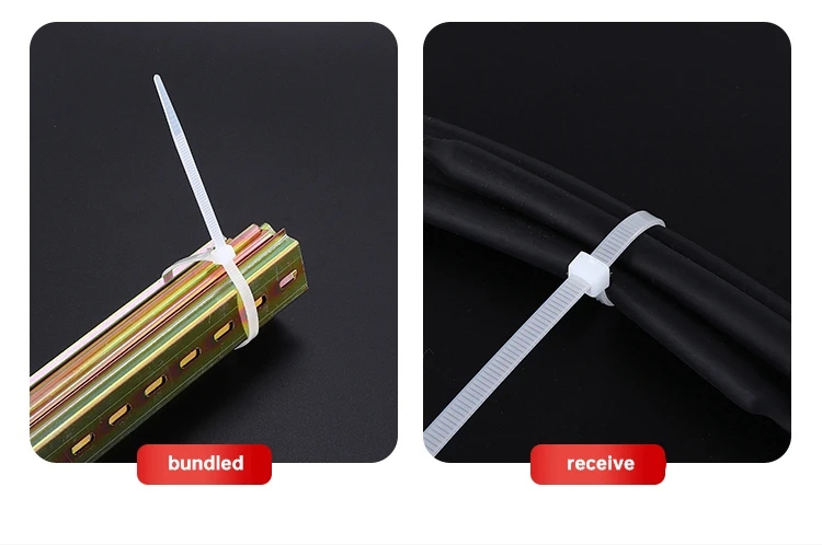 Abrazaderas De Plastico Bridas Plastico 8" Sobre Su Plasticas De Los Amarras 2.5*150mm Plastic Cable Ties Nylon 66 Brida De