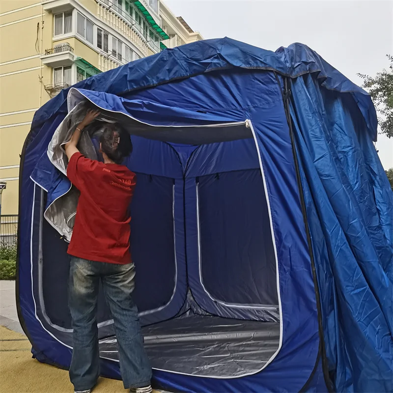 TNB017 Big Size Square Shape SUV Car Rear Tent for Camping Picnic BBQ Outdoor Shade Tent