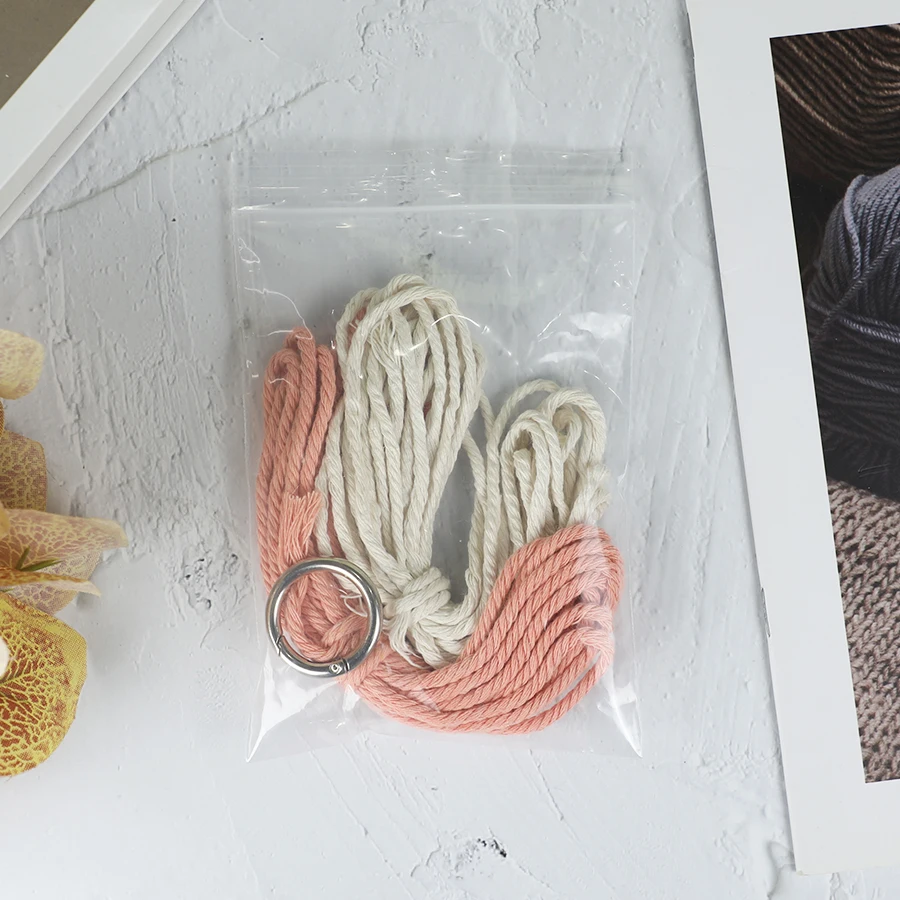 Handmade DIY Keychains Macrame Kit With Tutorial For Beginner Boho Chain Custom Lanyard Factory Price Manufacturer Supplier