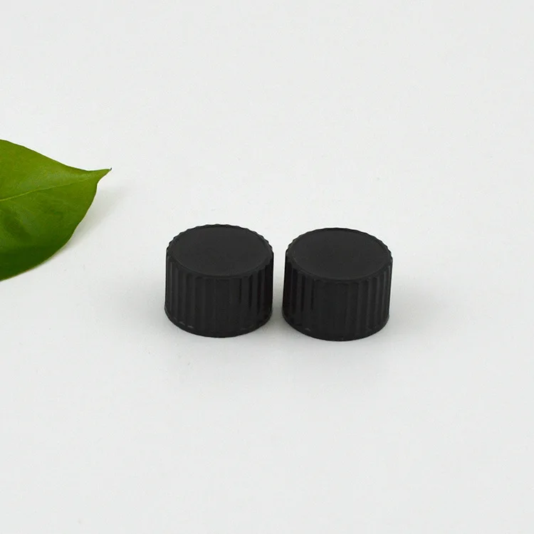 18/410 Black/white Bakelite Cap Phenolic UF Lid with Poly Seal Cone Liner