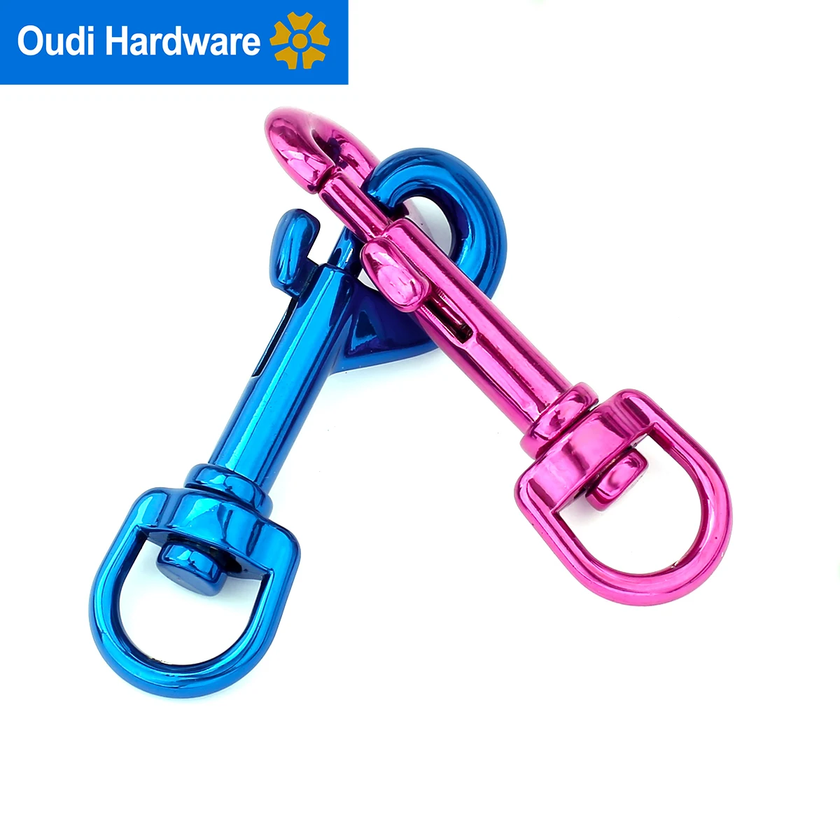 Hot Selling 15mm Metal Swivel Clip Snap Hook Fashion Dog Collar Leads Clasp Hardware Carabiner Hook