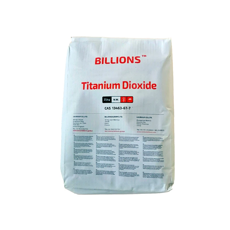 Tio2 rutile titanium dioxide rutile grade BILLIONS BLR 699  Dioxide titanium BLR 895 R-996 LR108