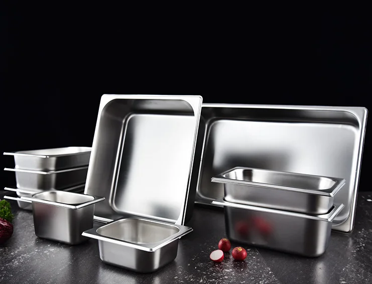 hotel suppliers Full Size stainless steel standard EU & US gastronorm food container GN pan