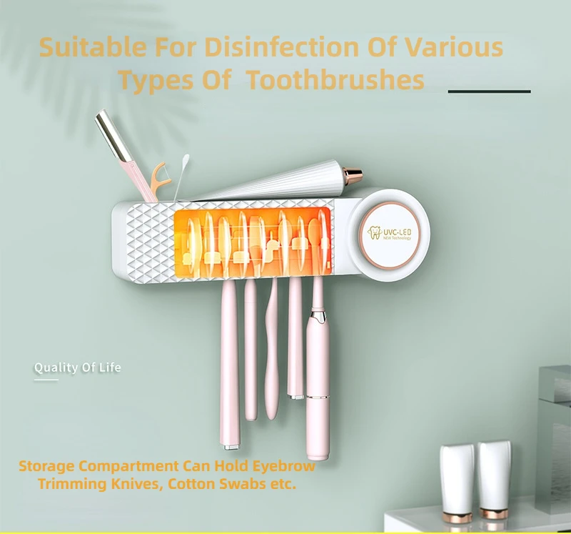 Upgraded Version Of Sterilization And Drying Integrated Toothbrush Sterilizer Intelligent Toothbrush Sterilization Box