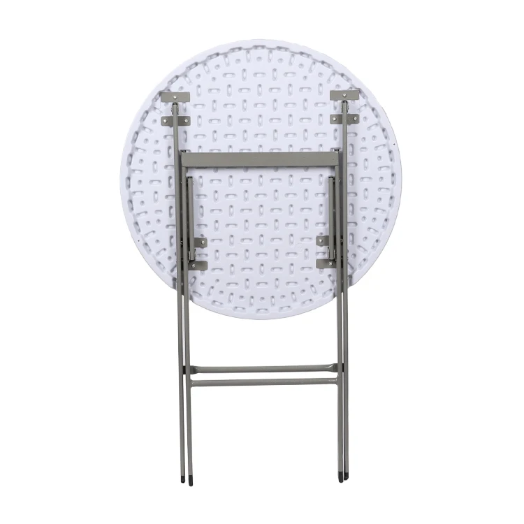outdoor mini modern folding round dining coffee cocktail plastic bar table and chairs set for events