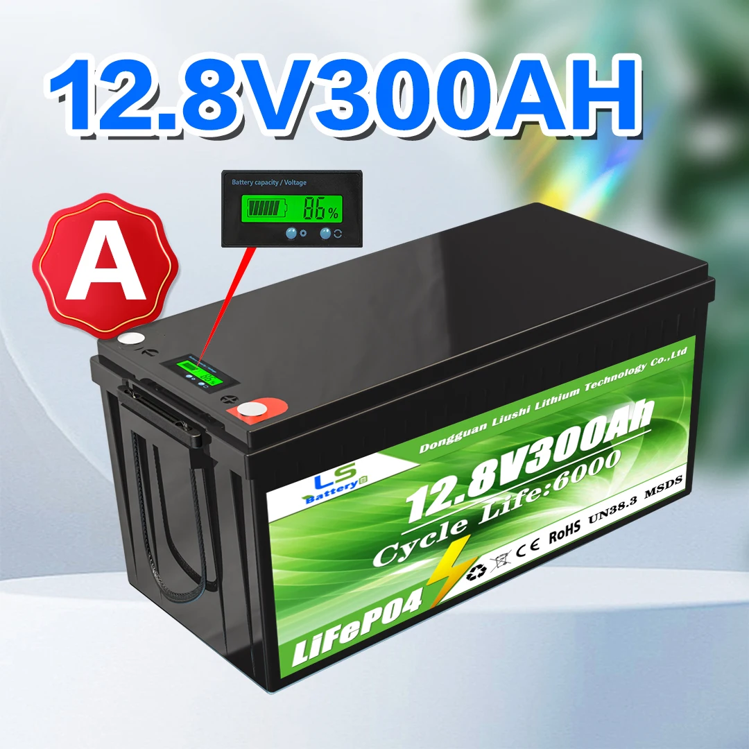 Lifepo4 батарея 400Ah 24V 48V 100Ah 300Ah гелевые литий-ионные батареи с Bms 12V 200Ah