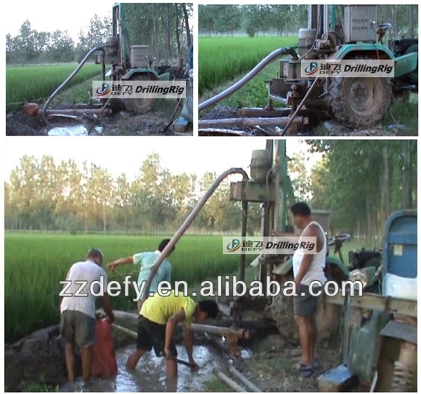 150m Tractor mounted water well drilling rig DFT-450 bore well drilling machine price