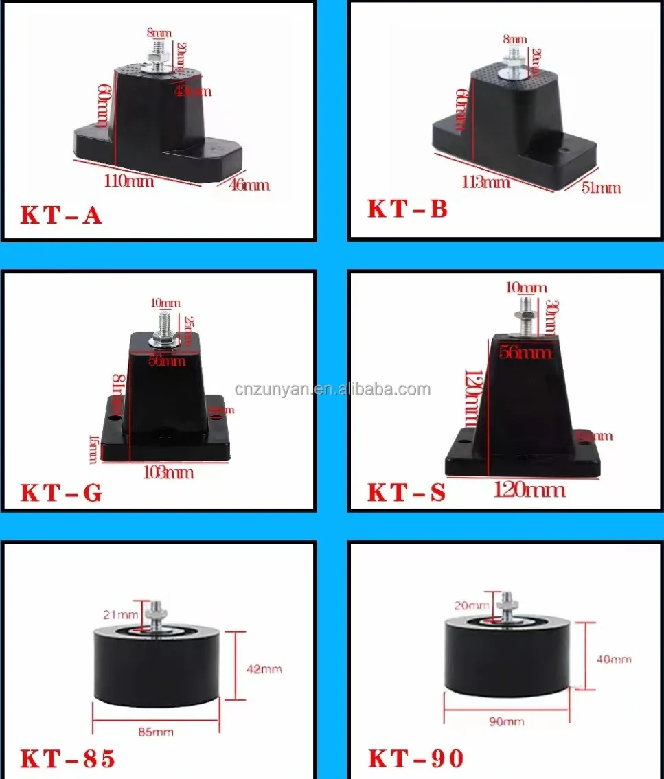 OEM Factory Customize Reliable Damping Capacity Rubber Vibration Isolation Cushion for Shock Absorption Mini Split Rubber Feet