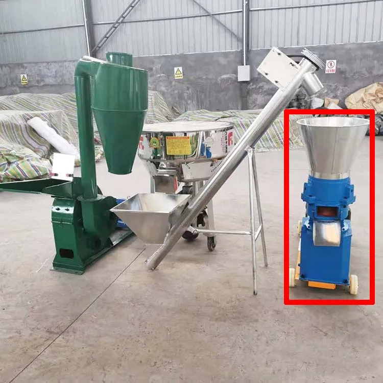 small flat die livestock poultry animal feed pellet making machine pellet pelletizer granulator machine