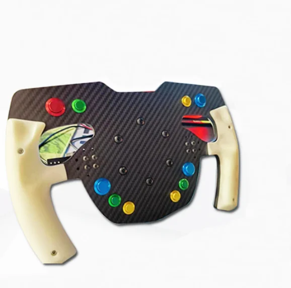 Wholesale cheap custom mold high quality Glossy Painting Parts Custom pu foam 3k carbon fiber Steering Wheel