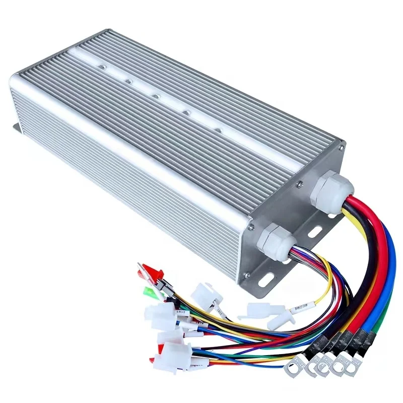Electric Vehicle Car 12/24/36Tubes 1800w/2200w/3000w/4000w/5000w 24v/36v48v/60v/72v Brushless DC Motor Speed Drive Controller
