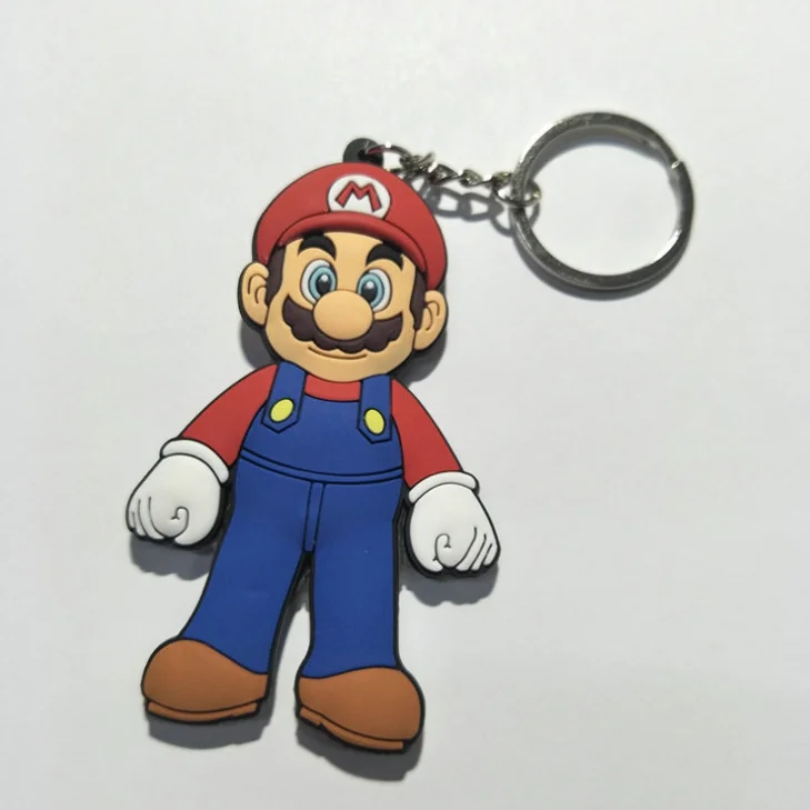 UFOGIFT Super Mario Bros 6 cm Action Figures PVC Toys Keychain Super Mario Keychain