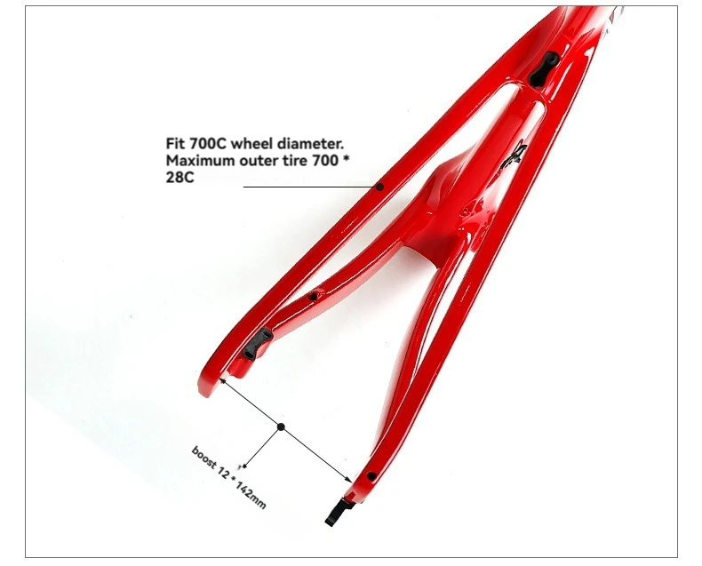 Factory Direct Sale cheap carbon fiber road Bicycle Frame 700C Tire Carbon Road Bike Frame Disc Brake Bike Frame for Adult