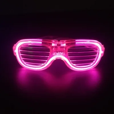 Wholesale of LED luminous glasses, blinds, and cold light glasses for parties, bars, music festivals