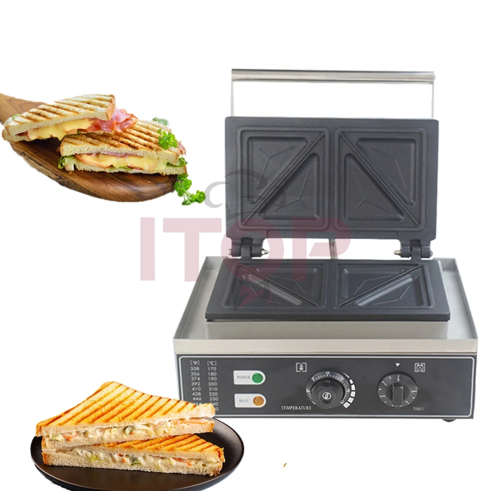 ITOP машина для приготовления тостов и сэндвичей, машина для набивки тостера, вафель для завтрака, машина для приготовления сэндвичей