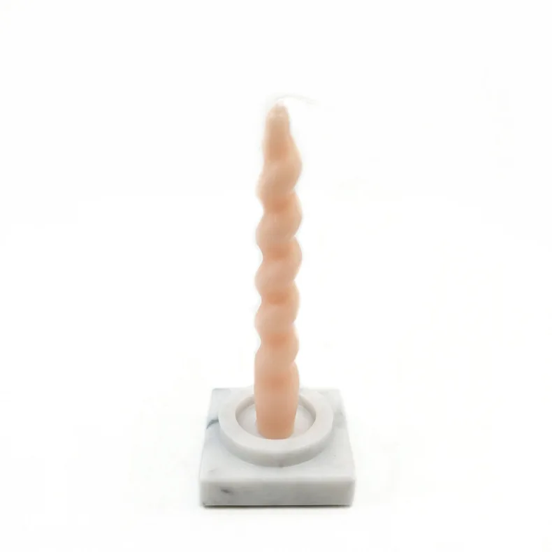 LAYSTONE White natural marble hotel wedding middle Eastern ramadan decorated with black retro candle holder