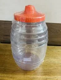 Plastic Vitrolero Water Container Mexican Style Plastic Barrel with Straw and Lid