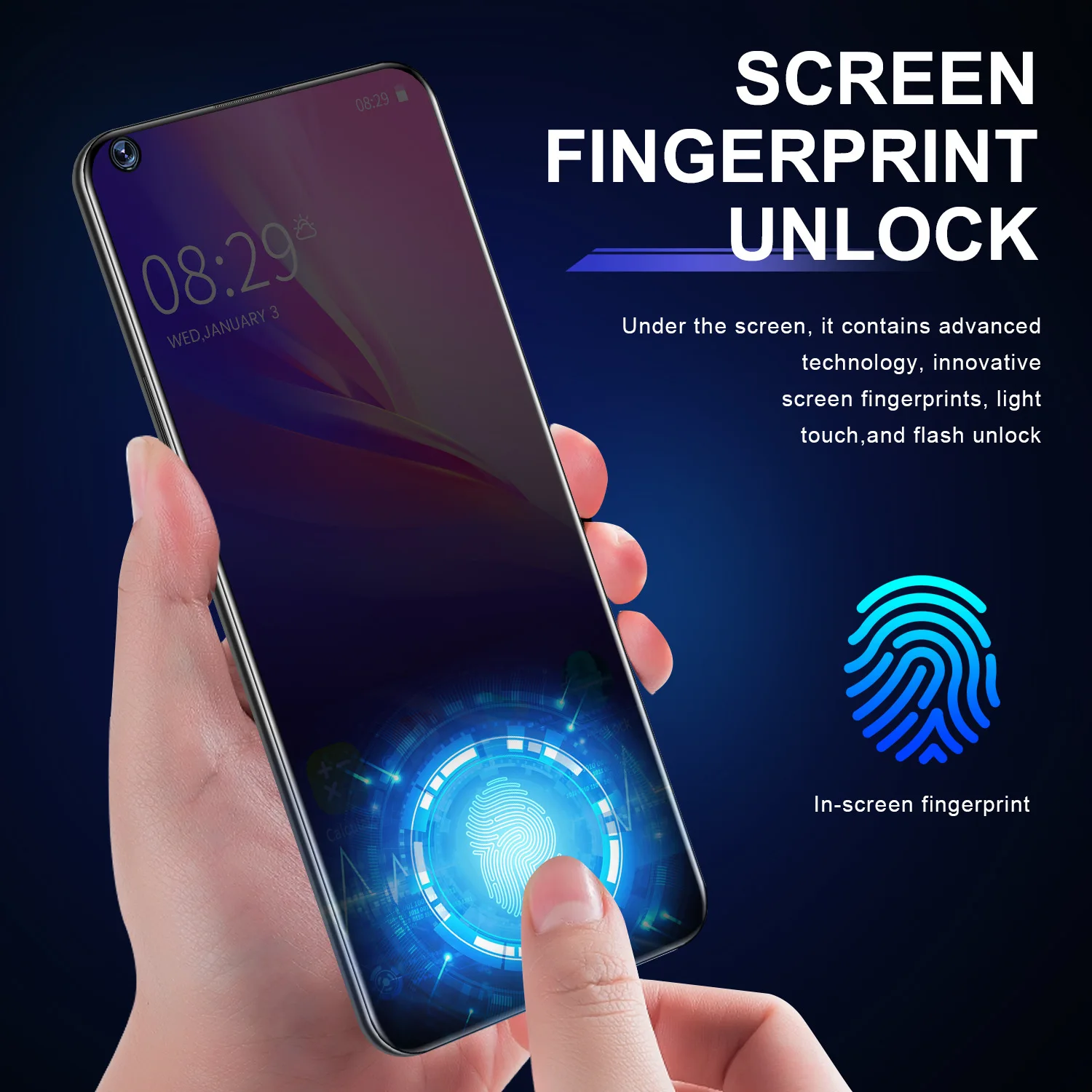  Недорогой смартфон на Android с экраном 7 2 дюйма разрешением 12 Гб + 512 ГБ и функцией распознавания отпечатков