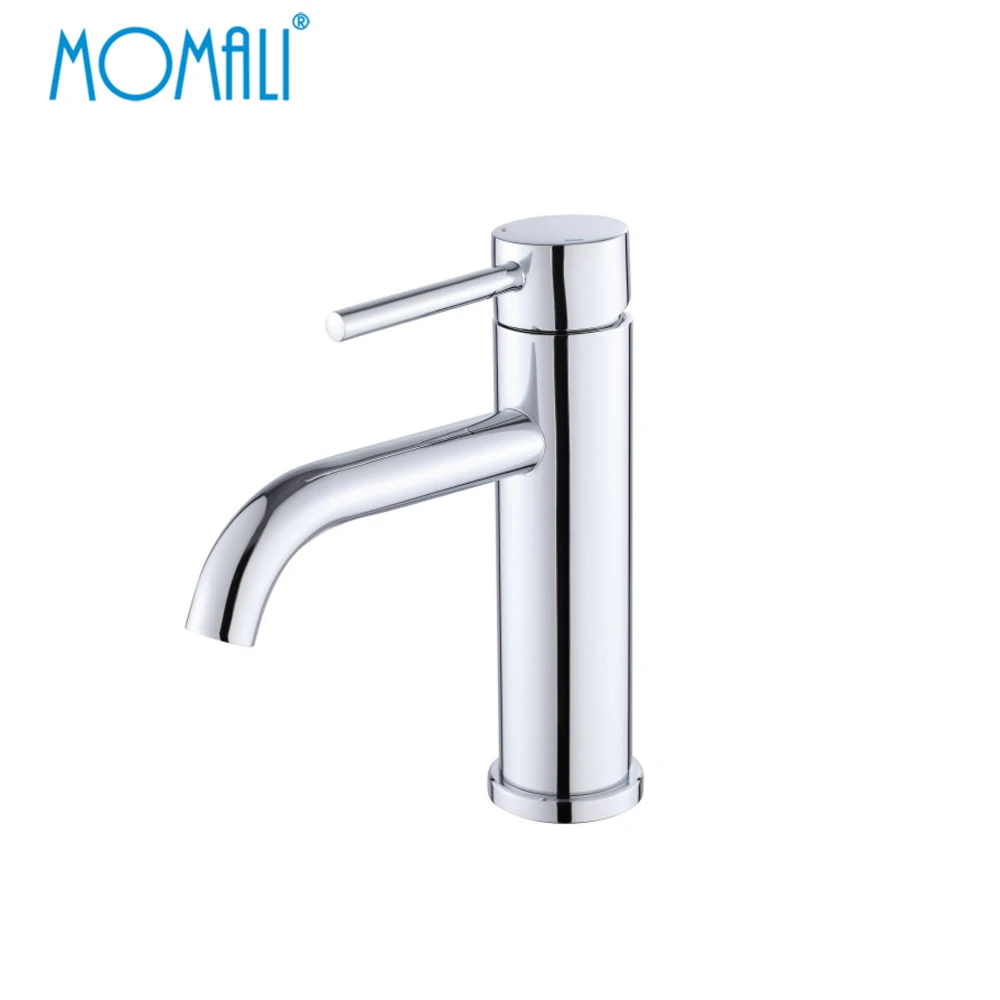 Momali wholesale prices factory direct SUS304 black bathroom wash basin stainless steel faucet 304