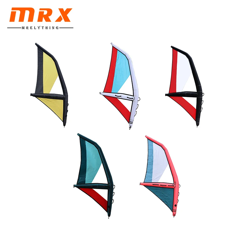 MRX wholesale high quality portable mini mid length inflatable powered efoil surf board decorative surfing sup surf rescue board