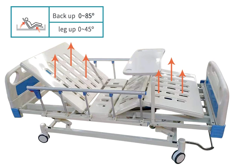 
Cheap 3 functions adjustable hospital bed for patient 