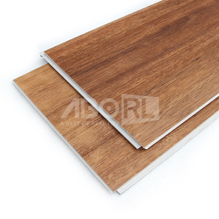 Indoor 9mm indoor wood plastic composite wpc vinyl waterproof flooring with cork bac