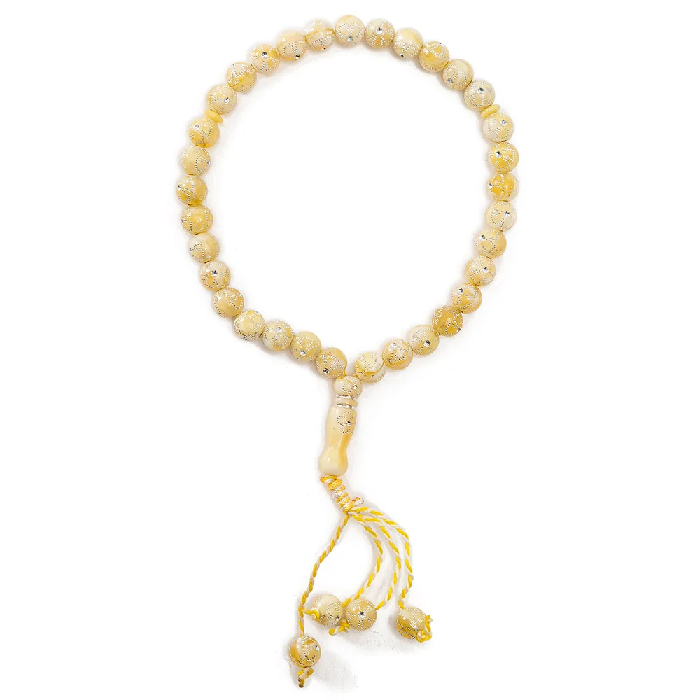 Wholesale Rosary Islamic 33 10mm Resin Diamond-studded Muslim Prayer Beads Tasbeeh Islamic Rosary