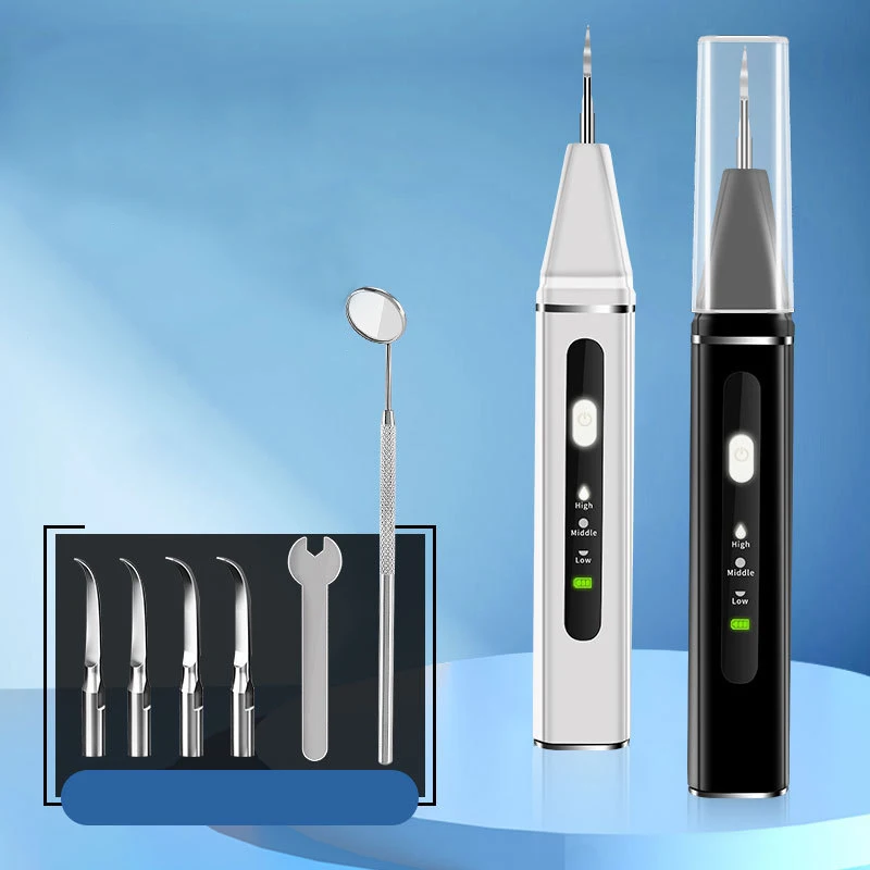 Ultrasonic Electric Tooth Scaler Cleaner with 3 Modes Remover for Teeth 100% Safe