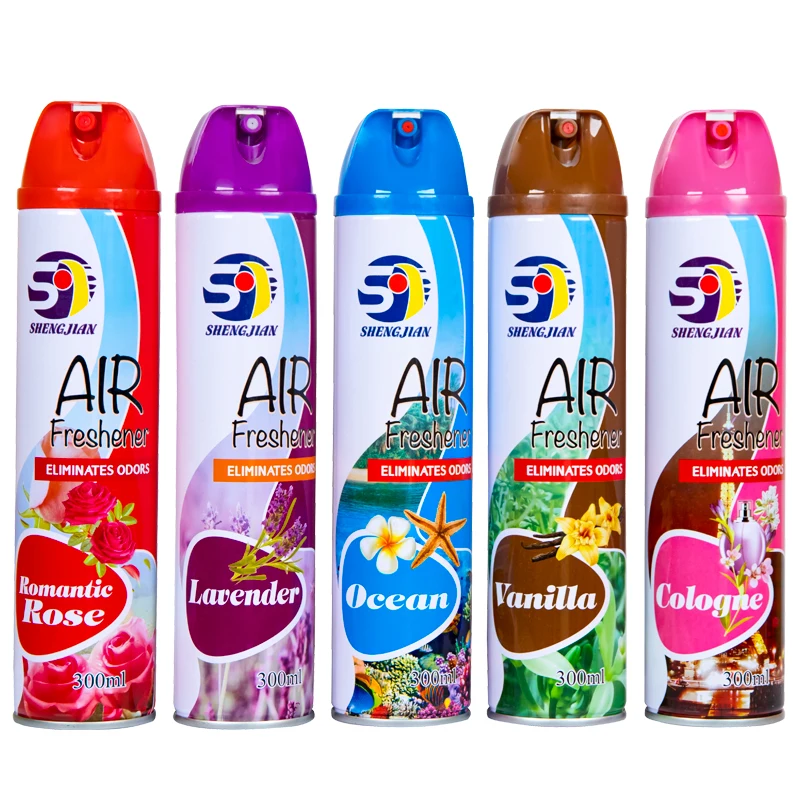 Long lasting smell air fragrance aerosol spray air freshener for apartment