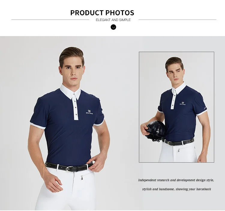 custom equestrian clothing polo shirts t-shirts for