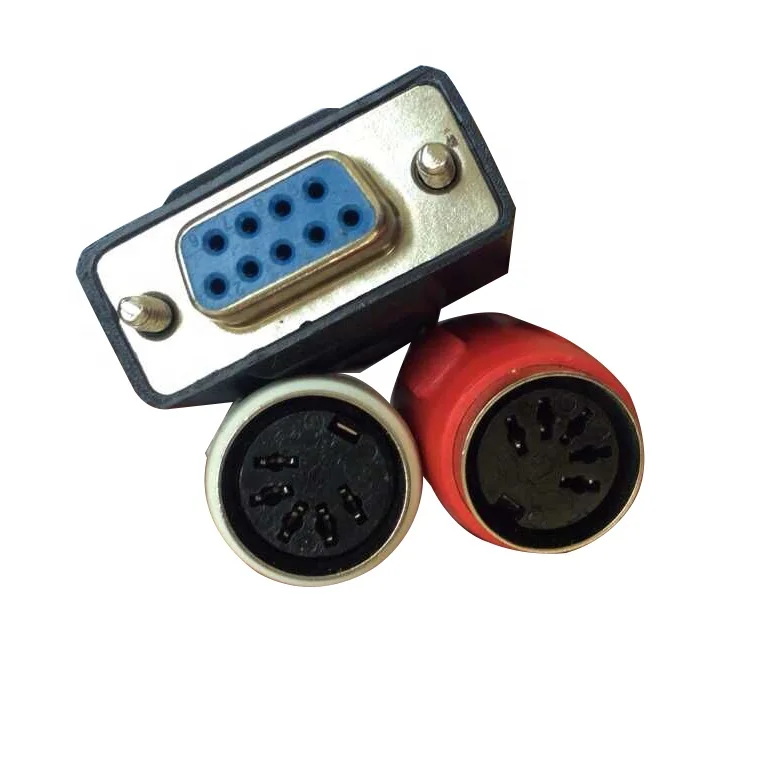 Db9 Female to 5 Pin DIN female Adapter Cable one to two