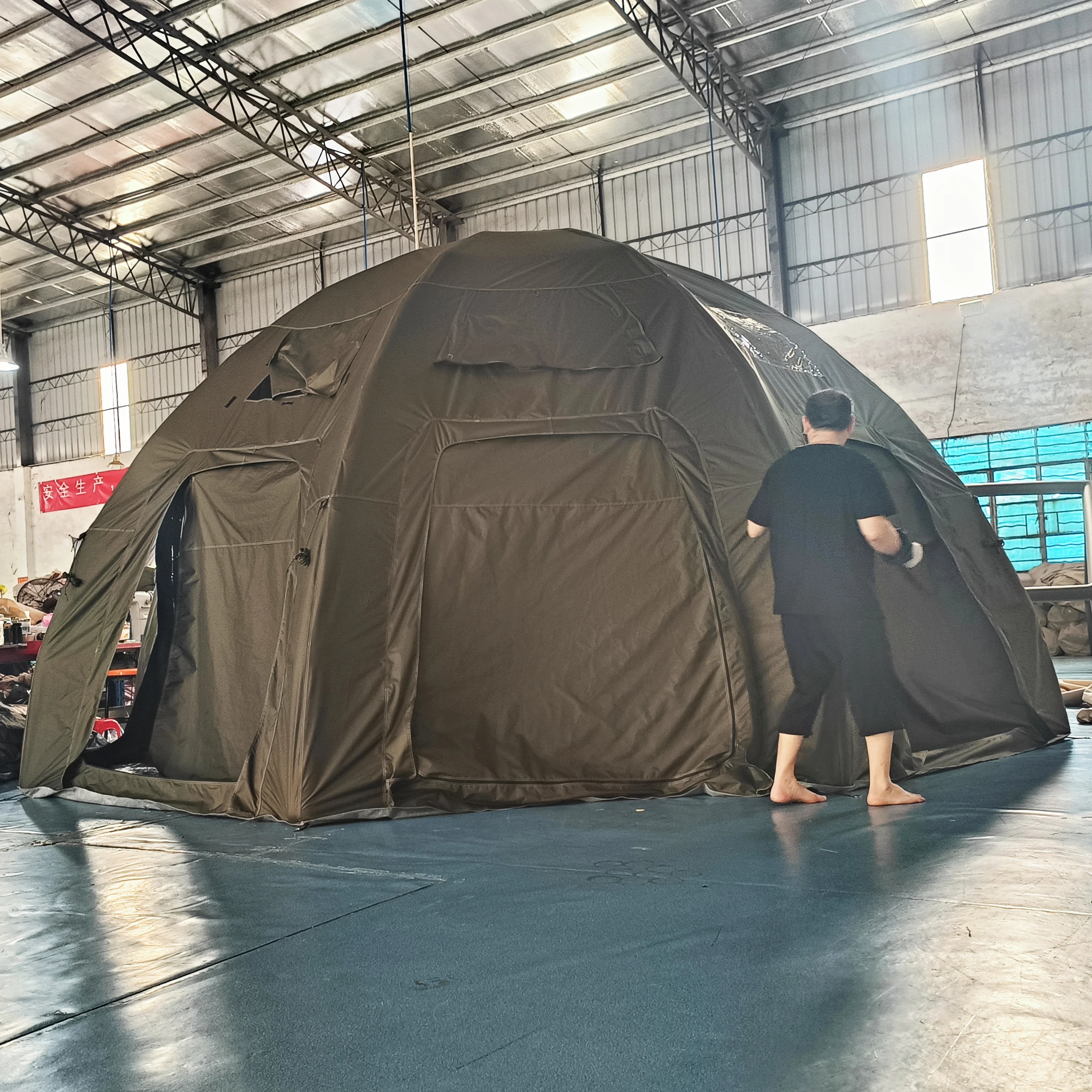 Новейший Круглый купол 6 м воздушный надувной Открытый Кемпинг Семейная Палатка