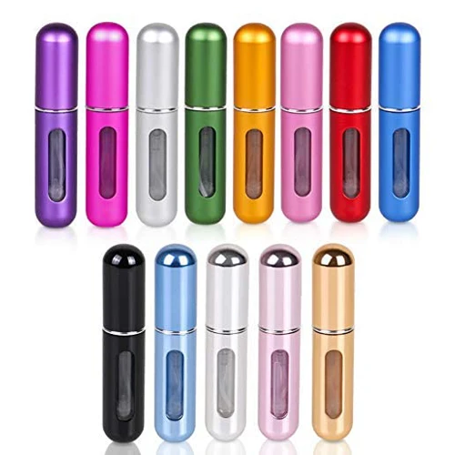5ml 8ml Mini Perfume Atomizer Refillable Perfume Bottles Travel Sized Aluminum Perfume Atomizer Spray Bottle
