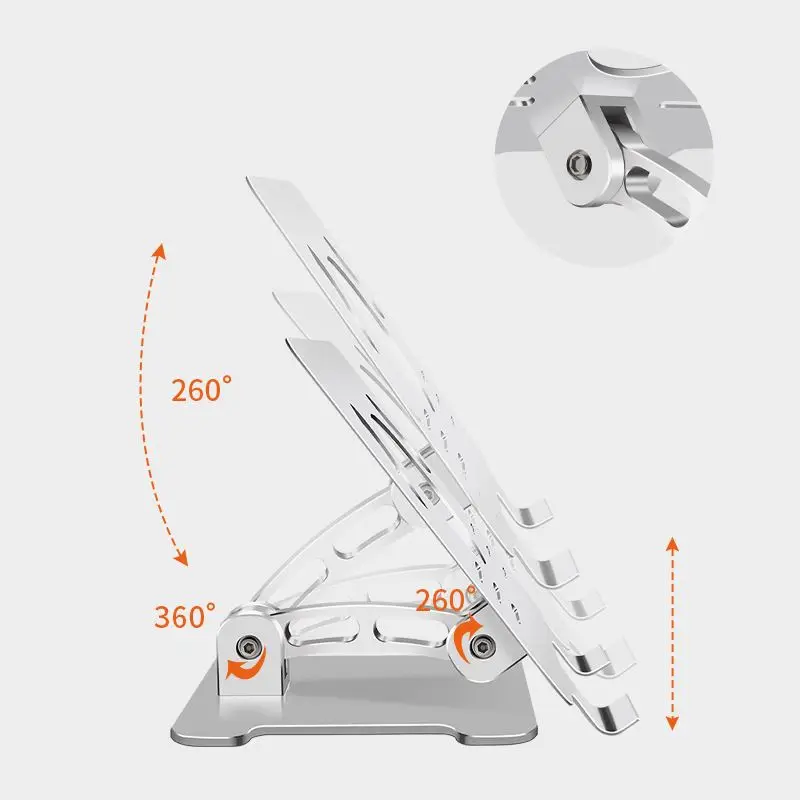 Metal Cool Adjustable Laptop Stand Suitable For 11-17.3 Inch Laptops
