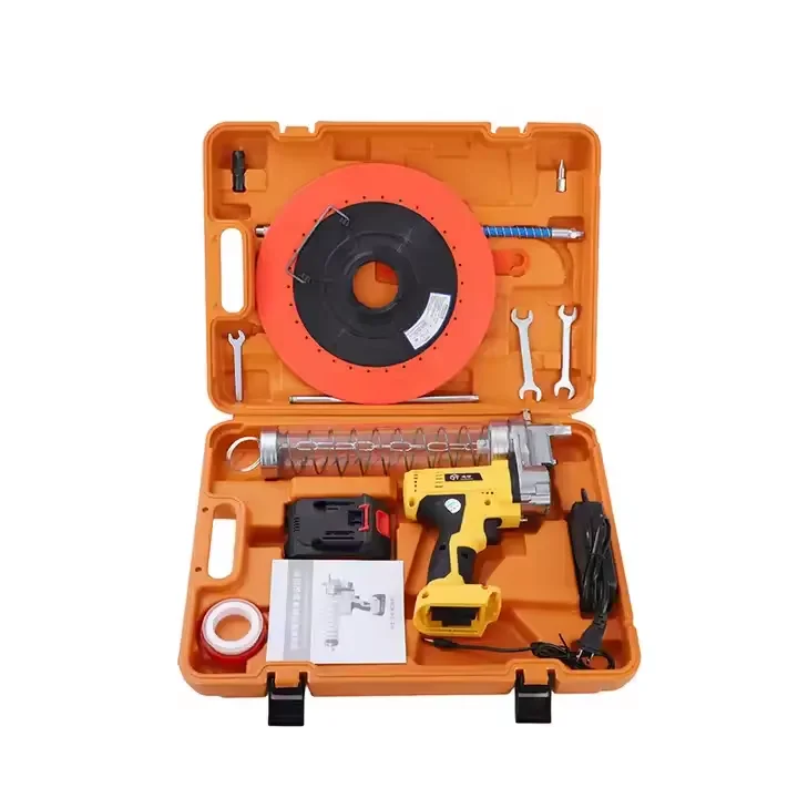 Big Sale Grease Guns Heavy Duty 21v 24v 900cc Double Use Cordless Battery Electric One Hand Grease Gun