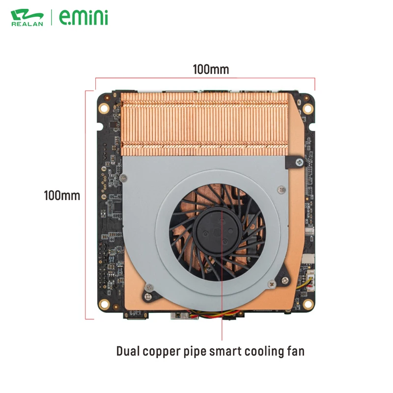 Realan mini pc diy barebone i7 for 4k video with integrated graphics card 8/16/32 GB RAM SSD