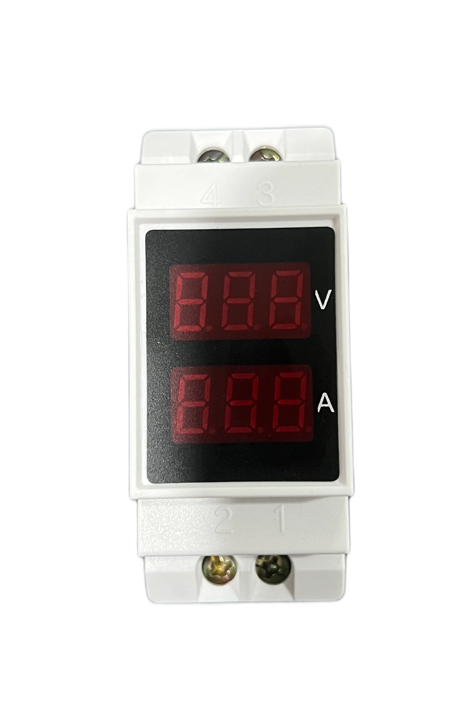 AC digital Din Rail AC Voltmeter & Ammeter Digital Display 2 In 1 Panel Meter 0-100A 0-300V