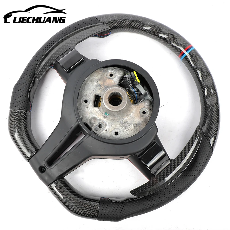  Custom Alcantar carbon fiber steering wheel For bm w F30 F15 F16 F20 F21 F25 F26 racing
