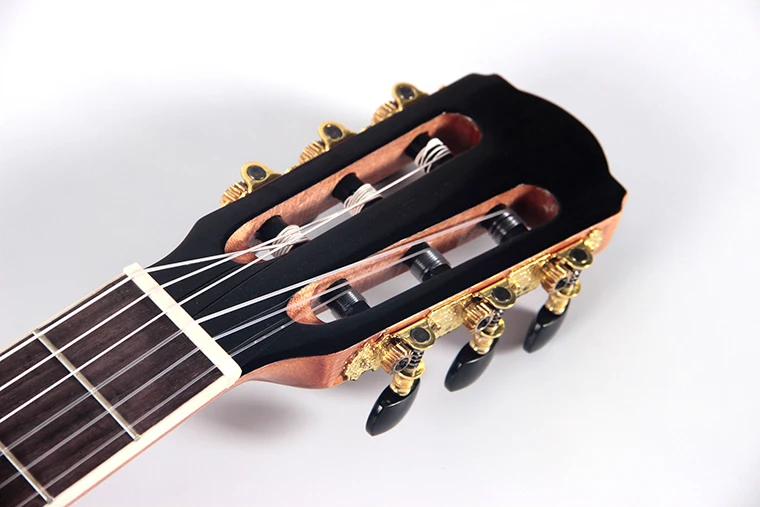 High Quality Mini Guitar 3/4 36 Inch Nature Spruce Top Solid Wood Handmade 6 Nylon Strings Travel Classical Acoustic Guitare