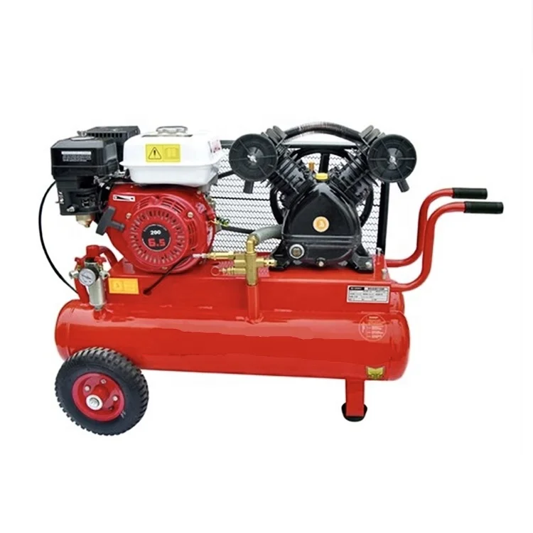 Industrial Portable Piston Gasoline Air compressor