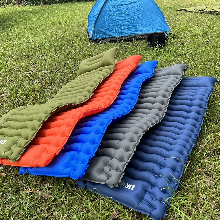 Waterproof Moisture Proof Picnic Tent TPU Roll Up Custom Color Air Bed Cushion Mat Mattresses Pad Inflatable Cushion With Pillow