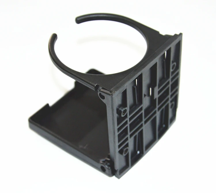 
High Quality Foldable Adjustable Plastic Coffee Car Cup Holder floding adjustable Drink Holder Black 