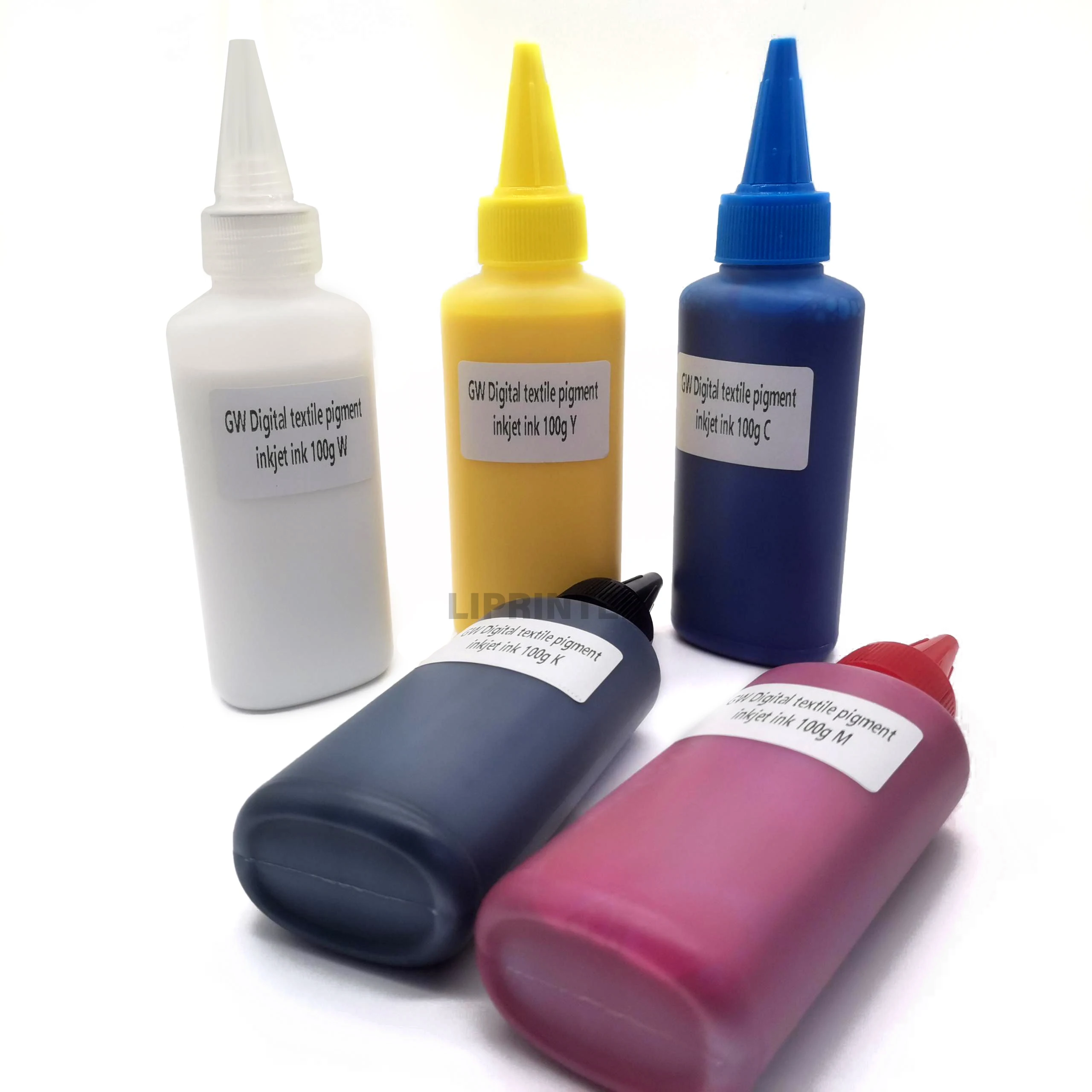 100 мл цифровые Текстильные пигментные чернила CMYKW для принтера Ep L805 dtf, печать одной ПЭТ-пленки размера A4 A3
