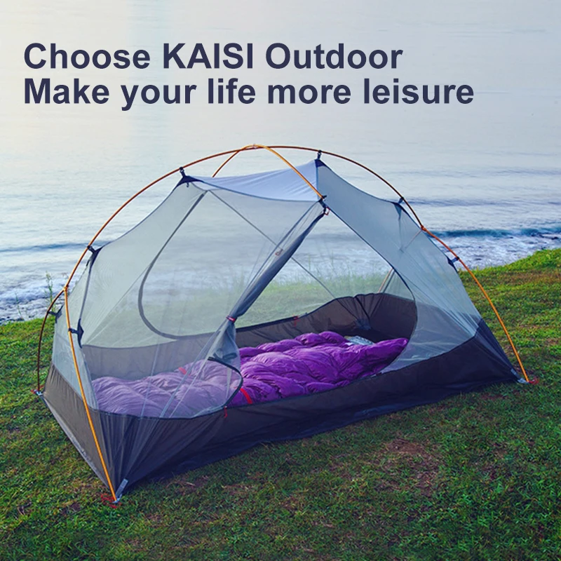 2 people Nylon Aluminum Pole Ultralight  Outdoor Waterproof portable Folding Camping Hiking Fishing Camping Tents