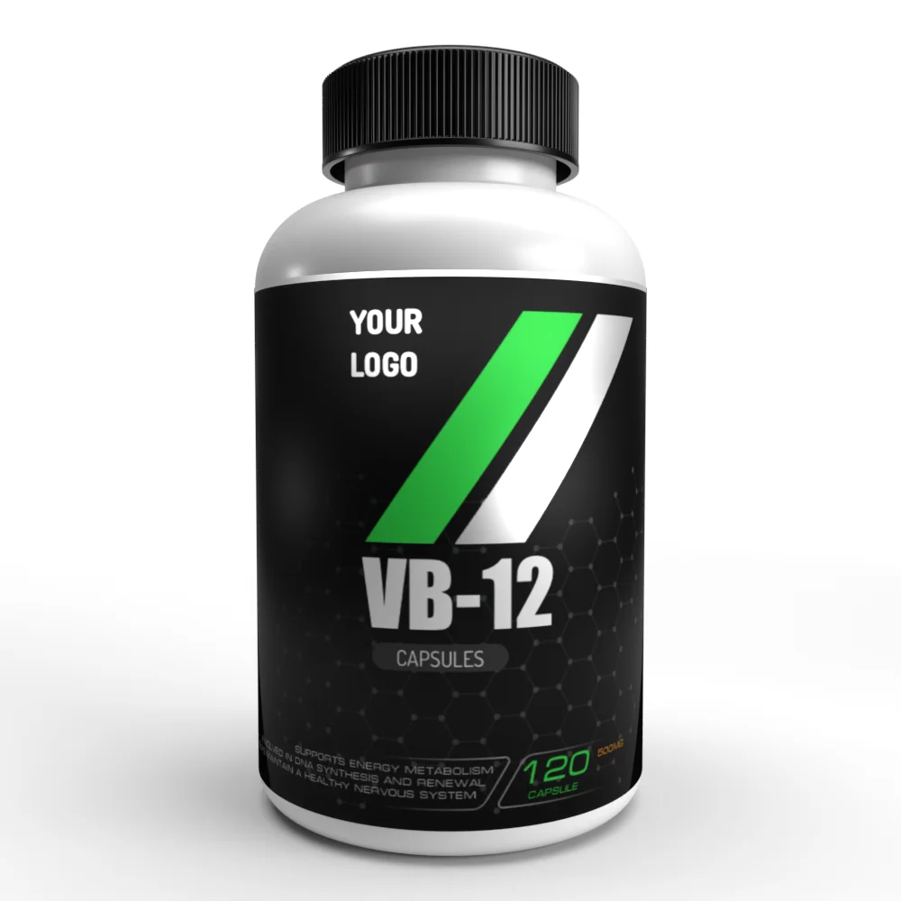 Wholesale Natural Vitamin B Supplement 500mg Organic Healthcare Vitamin B12 Tablet Capsules