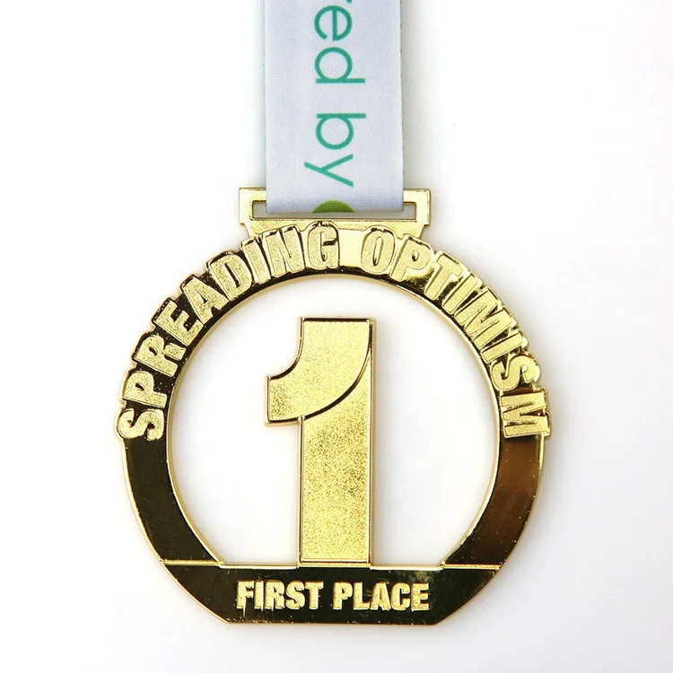 Hollow Winter Running Metal Medal Festival Fun Run Finisher Zinc Alloy Material Medal with Printing Polyester Lanyard