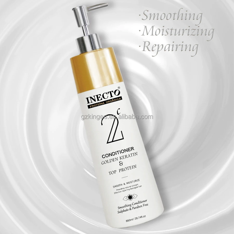 INECTO Hair Conditioner Infused with Protein Keratin Instant Hair Smooth Moisture Sulfate-free 850ML