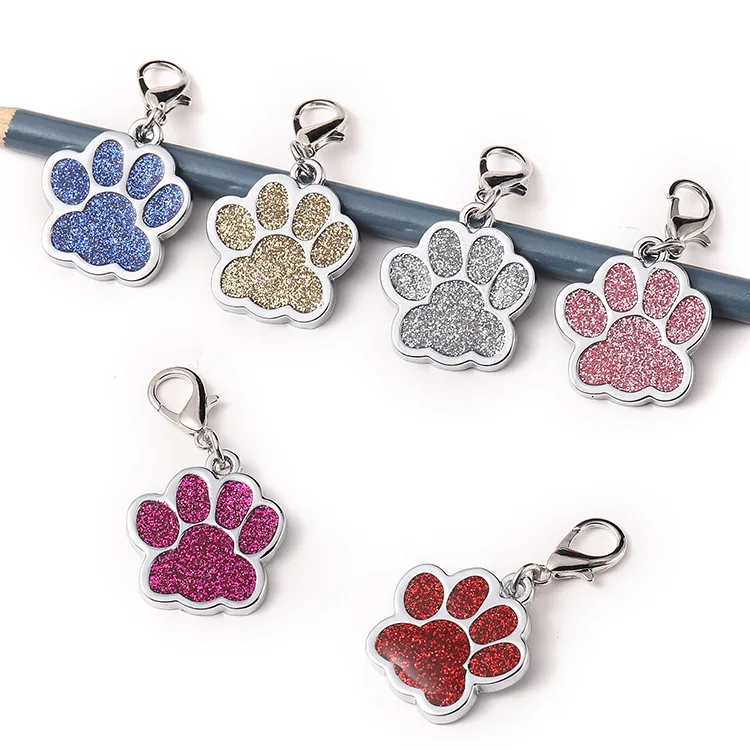 Free Engraved Dog Tag Charm Key Ring For Cute Dog Tag Par Sublim Metal Harness With Name Tag Dog