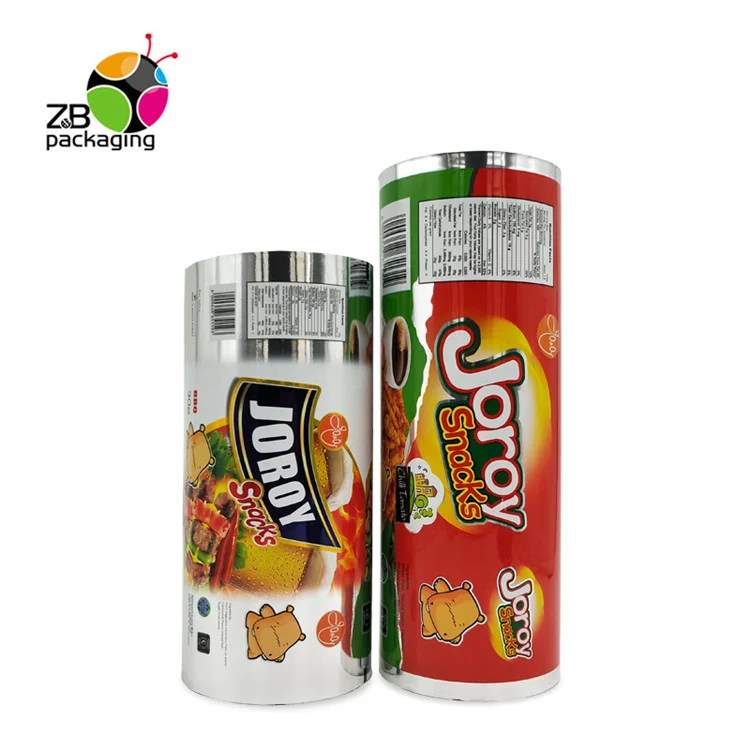 China Supplier Custom Printing Roll Stock Plastic Flexible Food Packaging Film Metallized OPP/CPP Laminating Sachet Roll Film